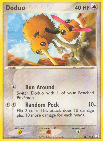 Doduo (62/112) [EX: FireRed & LeafGreen] - Dark Crystal Cards