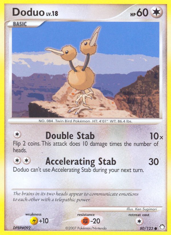 Doduo (80/123) [Diamond & Pearl: Mysterious Treasures] - Dark Crystal Cards