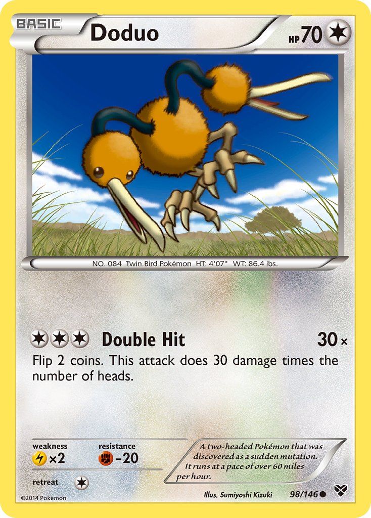 Doduo (98/146) [XY: Base Set] - Dark Crystal Cards