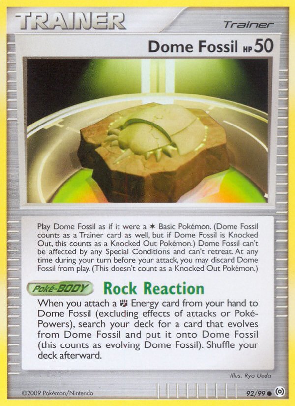 Dome Fossil (92/99) [Platinum: Arceus] - Dark Crystal Cards