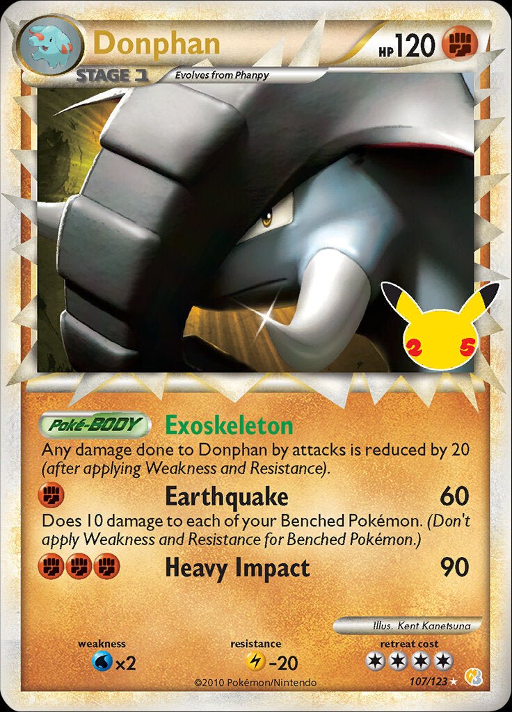 Donphan (107/123) [Celebrations: 25th Anniversary - Classic Collection] - Dark Crystal Cards