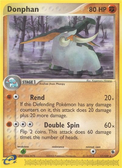 Donphan (17/109) [EX: Ruby & Sapphire] - Dark Crystal Cards