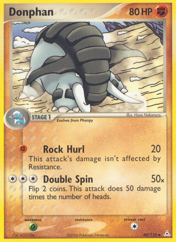 Donphan (40/110) [EX: Holon Phantoms] - Dark Crystal Cards