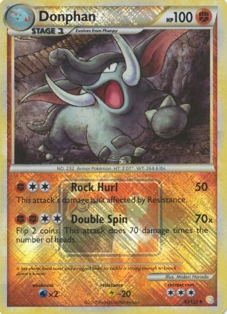 Donphan (40/123) (League Promo) [HeartGold & SoulSilver: Base Set] - Dark Crystal Cards