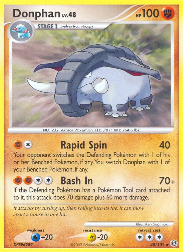 Donphan (48/132) [Diamond & Pearl: Secret Wonders] - Dark Crystal Cards