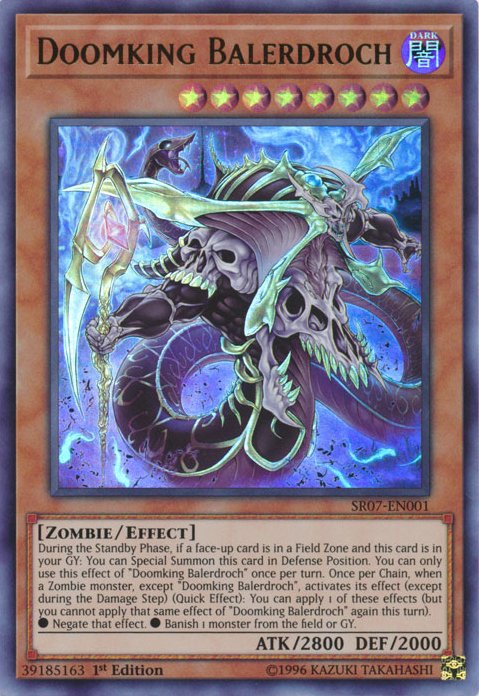 Doomking Balerdroch [SR07 - EN001] Ultra Rare - Dark Crystal Cards