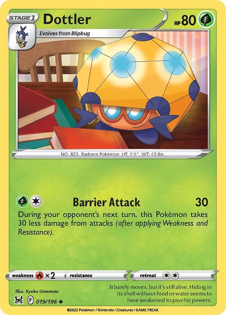 Dottler (019/196) [Sword & Shield: Lost Origin] - Dark Crystal Cards