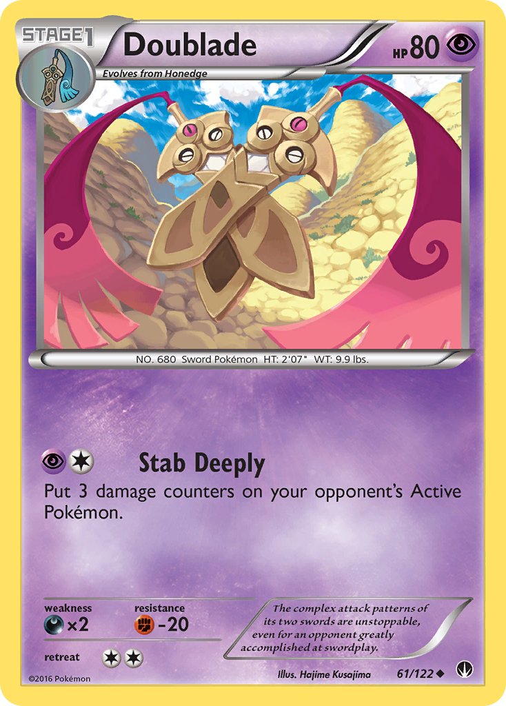 Doublade (61/122) [XY: BREAKpoint] - Dark Crystal Cards