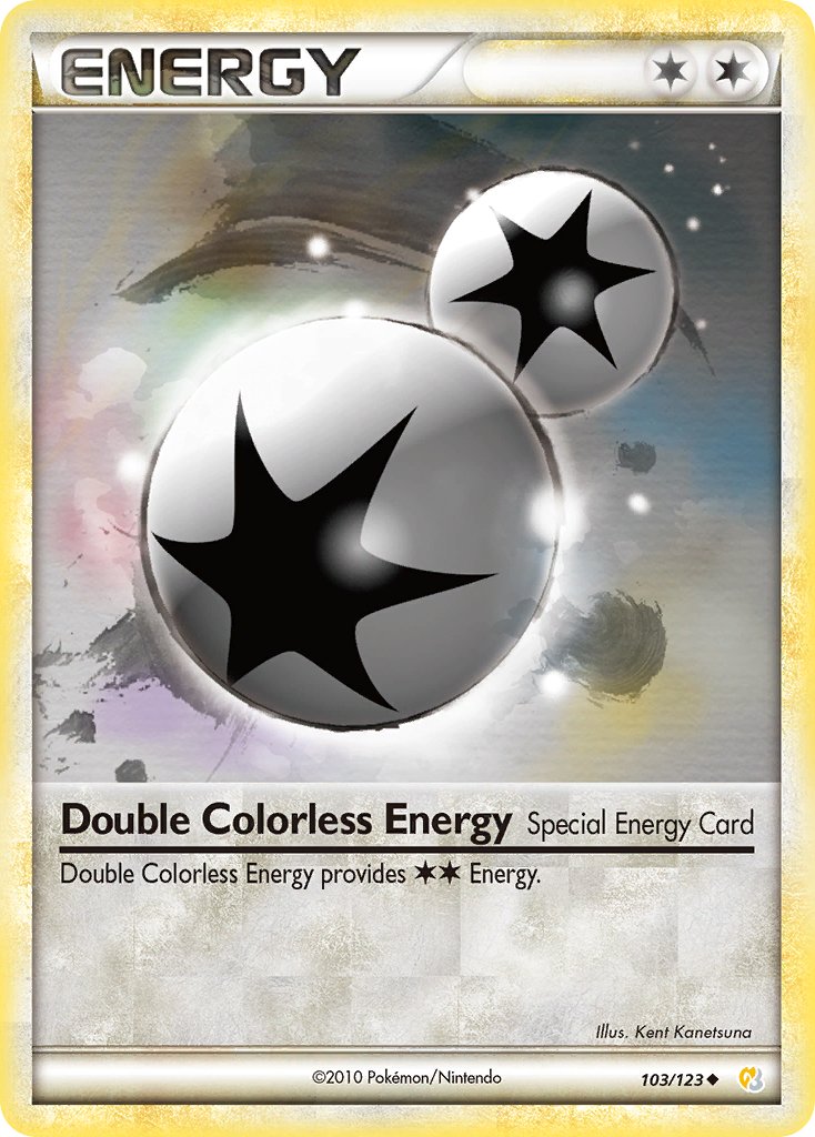 Double Colorless Energy (103/123) [HeartGold & SoulSilver: Base Set] - Dark Crystal Cards
