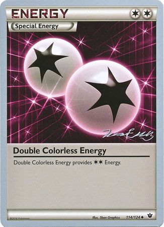 Double Colorless Energy (114/124) (Bebe - Jesper Eriksen) [World Championships 2016] - Dark Crystal Cards