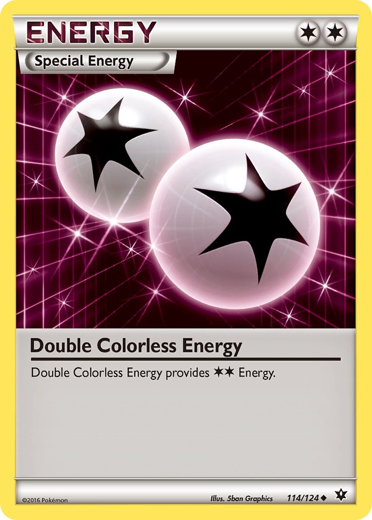 Double Colorless Energy (114/124) [XY: Fates Collide] - Dark Crystal Cards