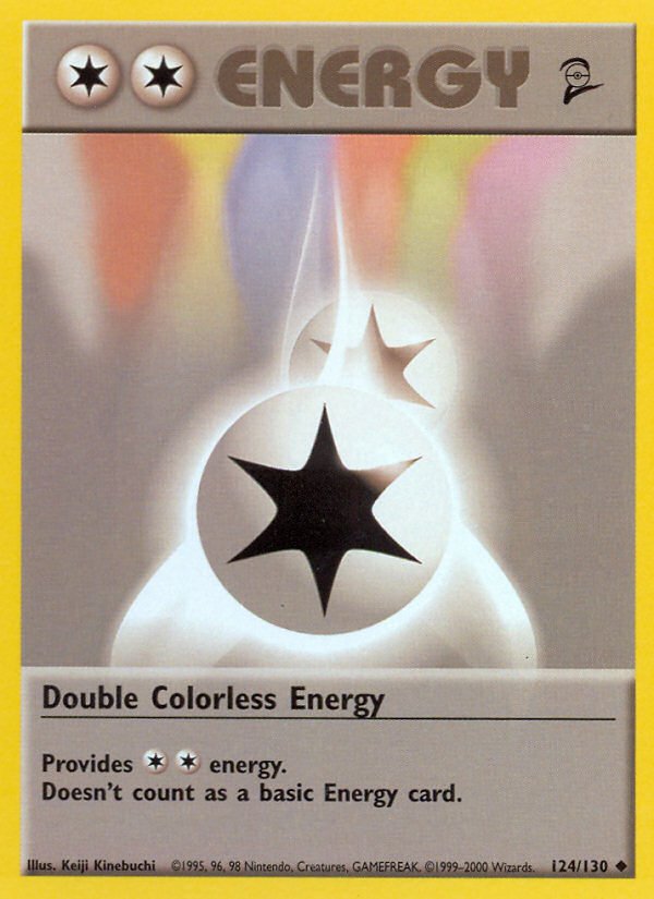 Double Colorless Energy (124/130) [Base Set 2] - Dark Crystal Cards