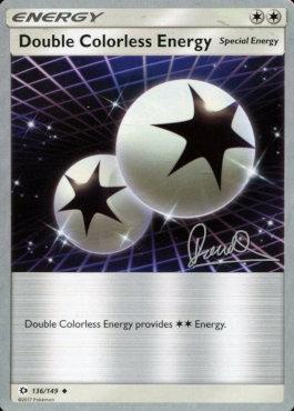 Double Colorless Energy (136/149) (Infinite Force - Diego Cassiraga) [World Championships 2017] - Dark Crystal Cards