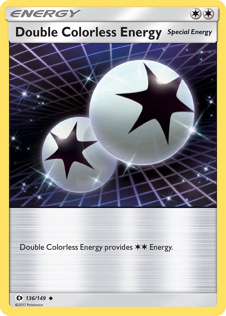 Double Colorless Energy (136/149) [Sun & Moon: Base Set] - Dark Crystal Cards