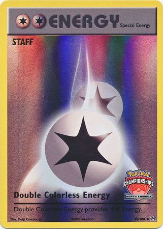 Double Colorless Energy (90/108) (NA Championship Promo Staff) [XY: Evolutions] - Dark Crystal Cards