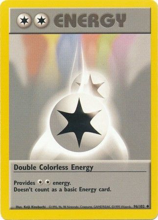 Double Colorless Energy (96/102) [Base Set Unlimited] - Dark Crystal Cards