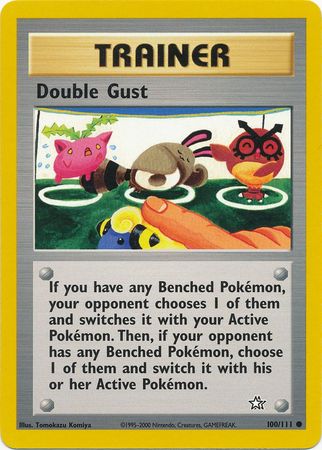 Double Gust (100/111) [Neo Genesis Unlimited] - Dark Crystal Cards