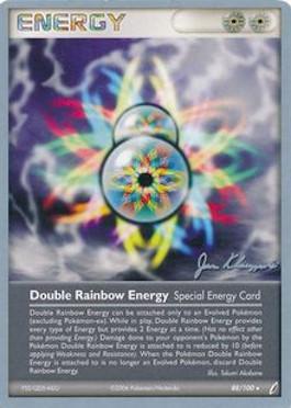 Double Rainbow Energy (88/100) (Psychic Lock - Jason Klaczynski) [World Championships 2008] - Dark Crystal Cards