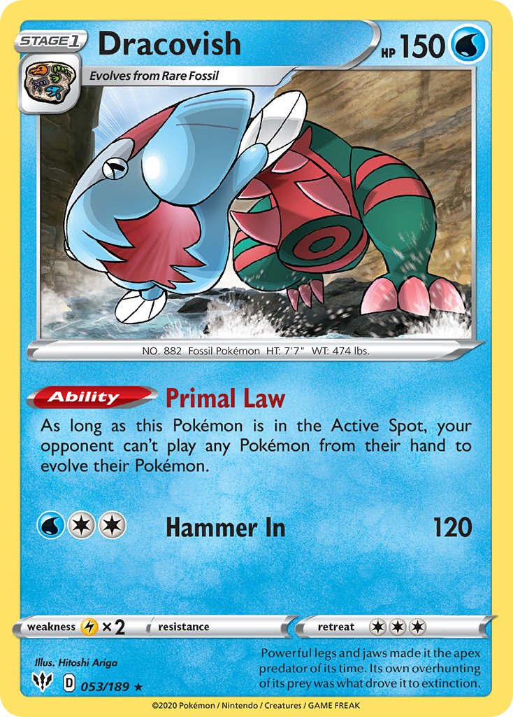 Dracovish (053/189) [Sword & Shield: Darkness Ablaze] - Dark Crystal Cards
