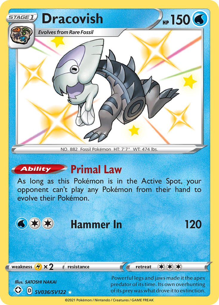 Dracovish (SV036/SV122) [Sword & Shield: Shining Fates] - Dark Crystal Cards