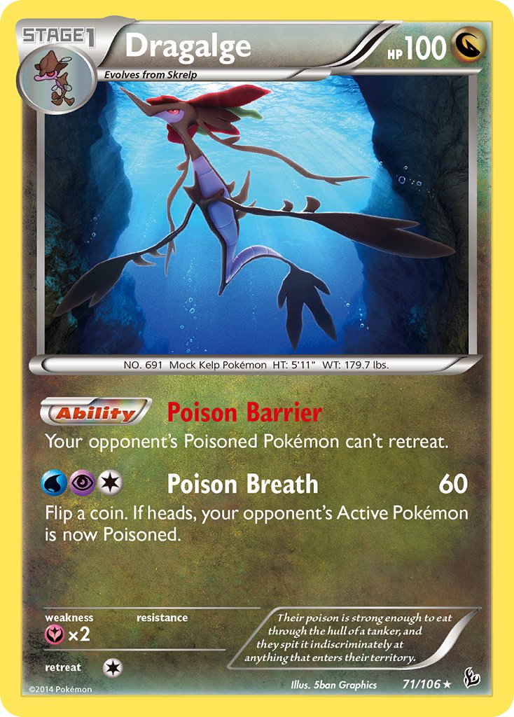 Dragalge (71/106) [XY: Flashfire] - Dark Crystal Cards