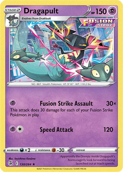 Dragapult (130/264) [Sword & Shield: Fusion Strike] - Dark Crystal Cards