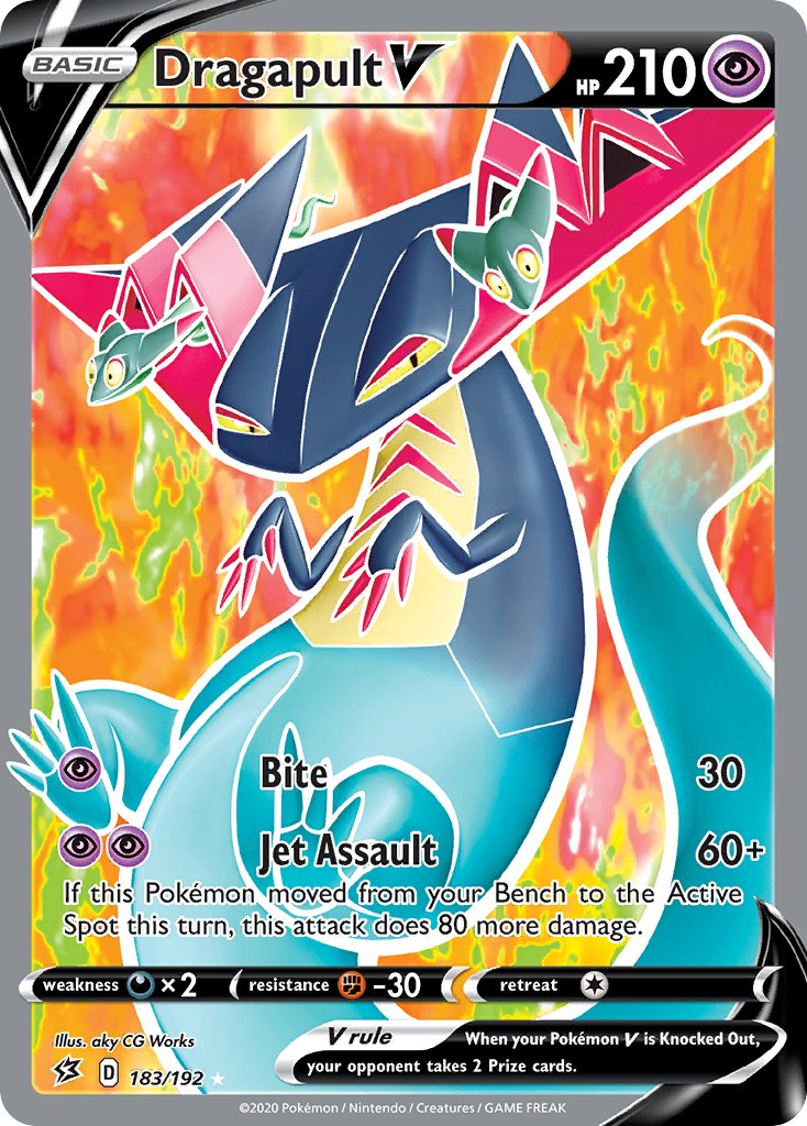 Dragapult V (183/192) [Sword & Shield: Rebel Clash] - Dark Crystal Cards
