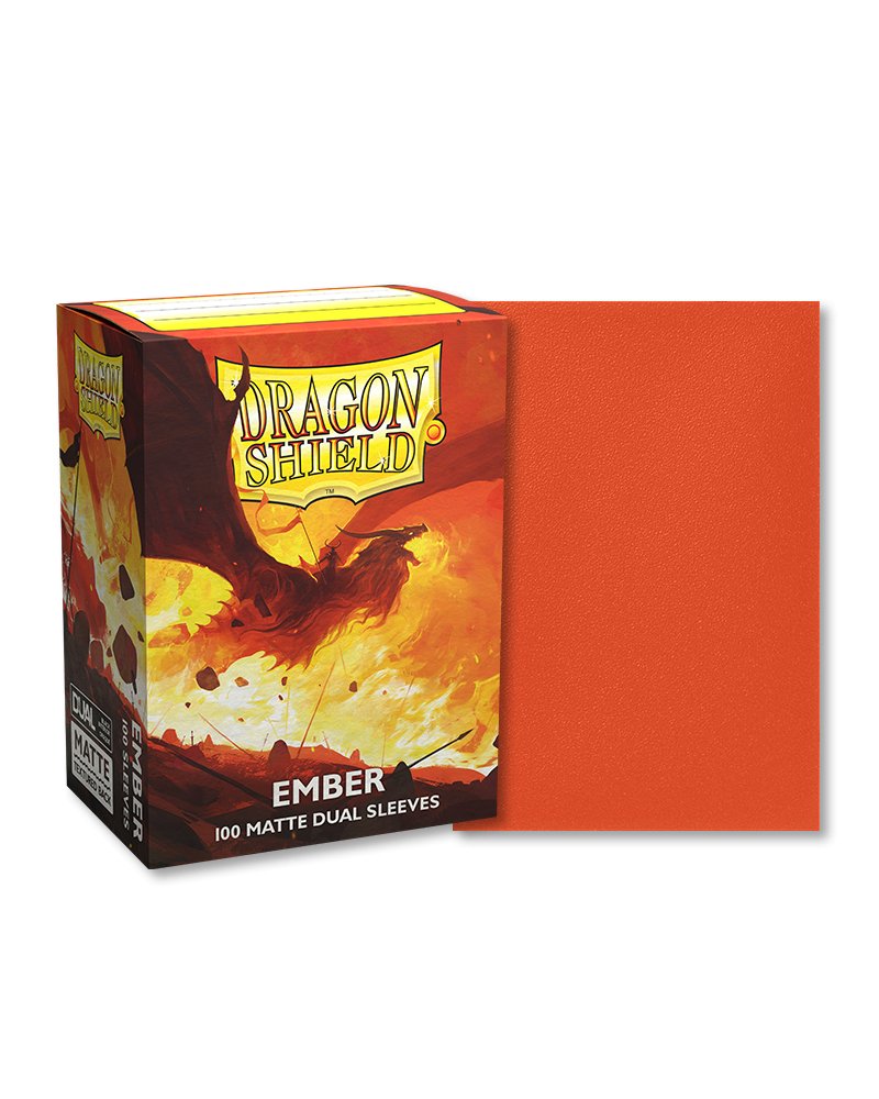 Dragon Shield Dual Sleeve 100ct - Ember - Dark Crystal Cards