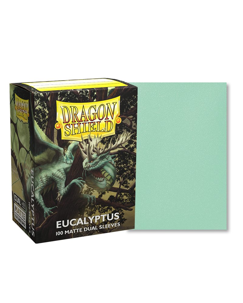 Dragon Shield Dual Sleeve 100ct - Eucalyptus - Dark Crystal Cards