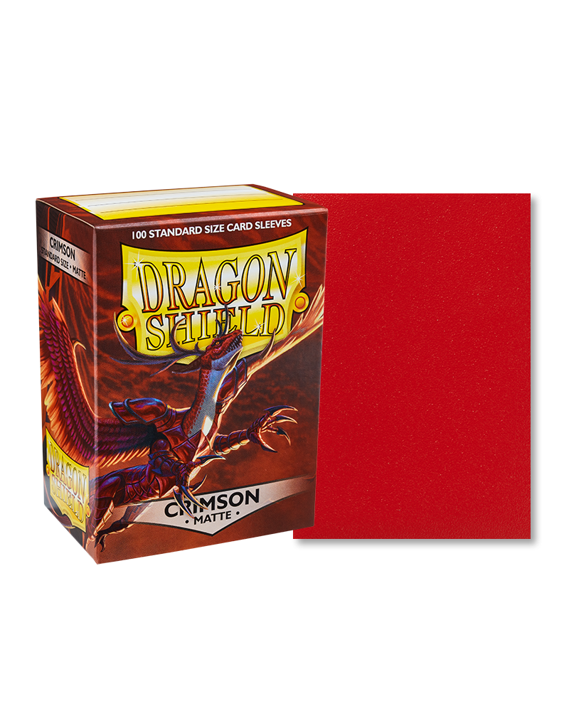 Dragon Shield Standard Sleeve 100ct - Crimson