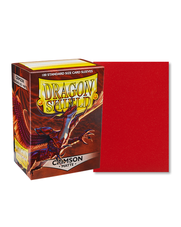 Dragon Shield Standard Sleeve 100ct - Crimson