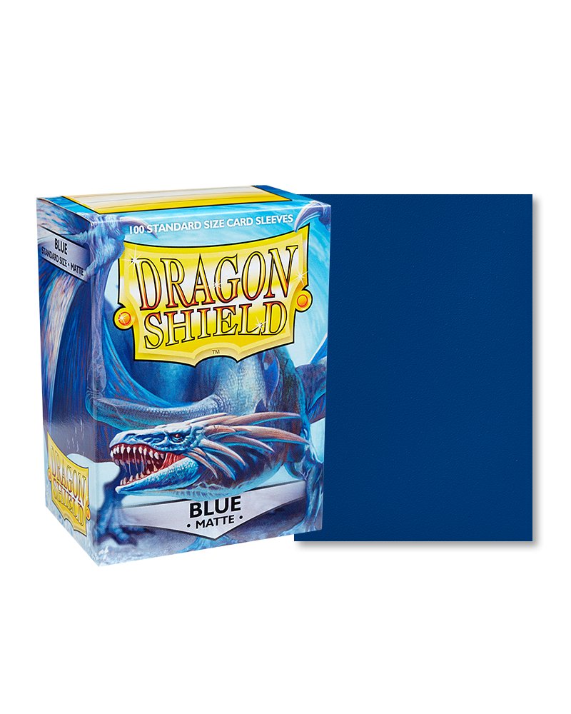 Dragon Shield Standard Sleeve 100ct - Blue - Dark Crystal Cards