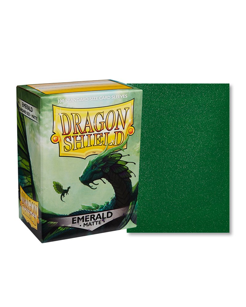 Dragon Shield Standard Sleeve 100ct - Emerald - Dark Crystal Cards