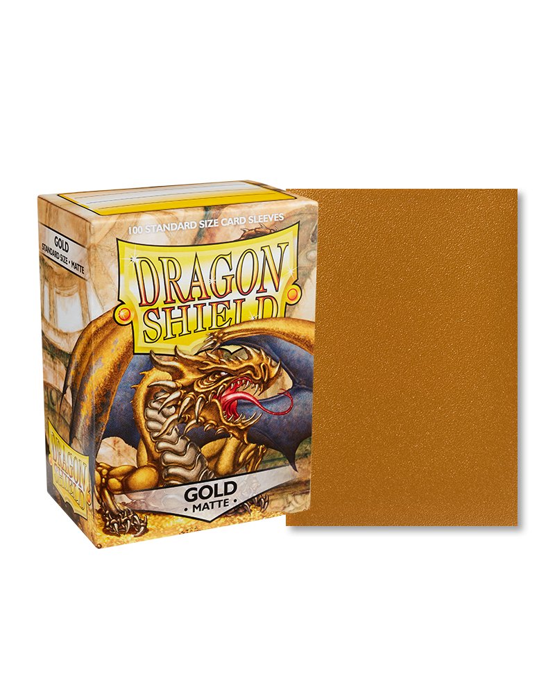 Dragon Shield Standard Sleeve 100ct - Gold - Dark Crystal Cards