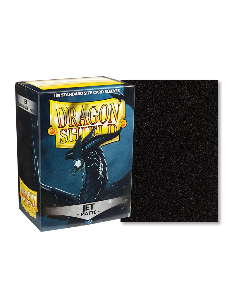 Dragon Shield Standard Sleeve 100ct - Jet - Dark Crystal Cards