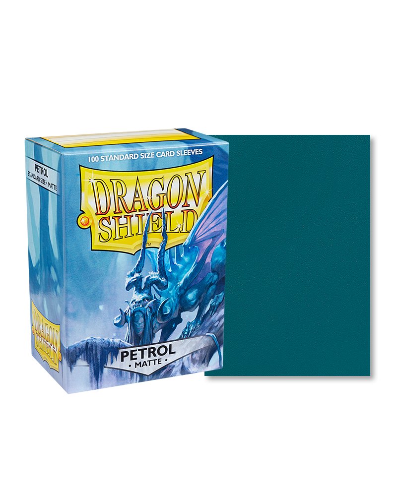 Dragon Shield Standard Sleeve 100ct - Petrol - Dark Crystal Cards