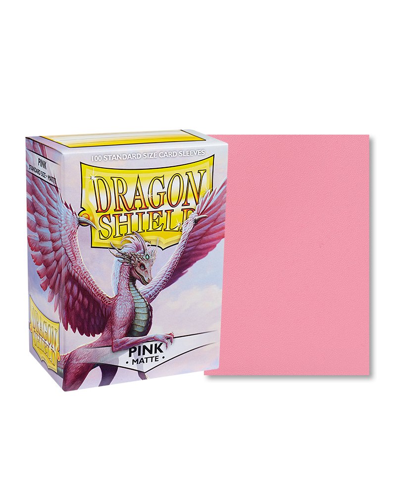 Dragon Shield Standard Sleeve 100ct - Pink - Dark Crystal Cards