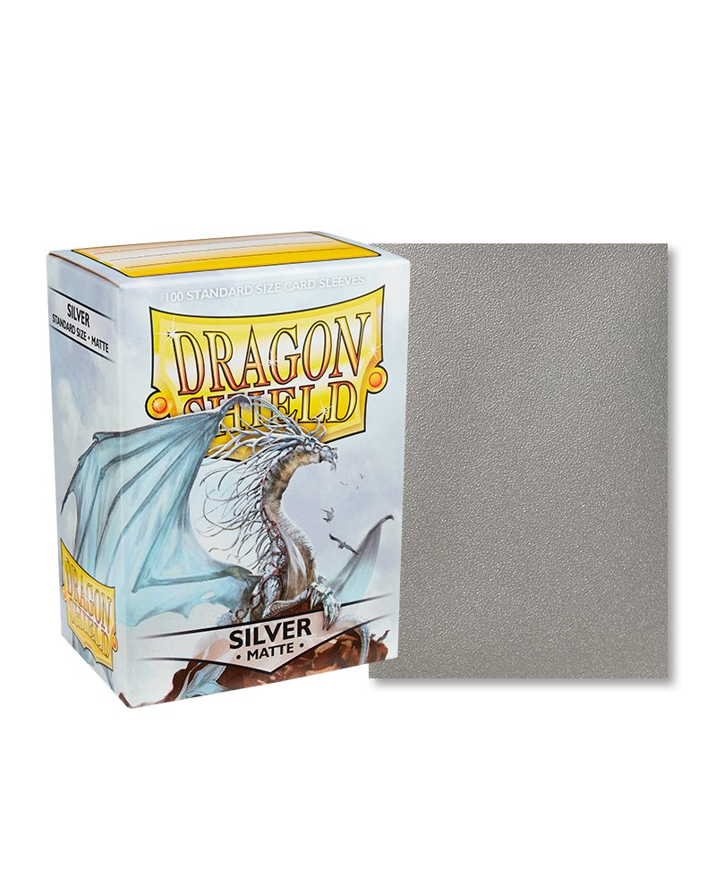 Dragon Shield Standard Sleeve 100ct - Silver - Dark Crystal Cards