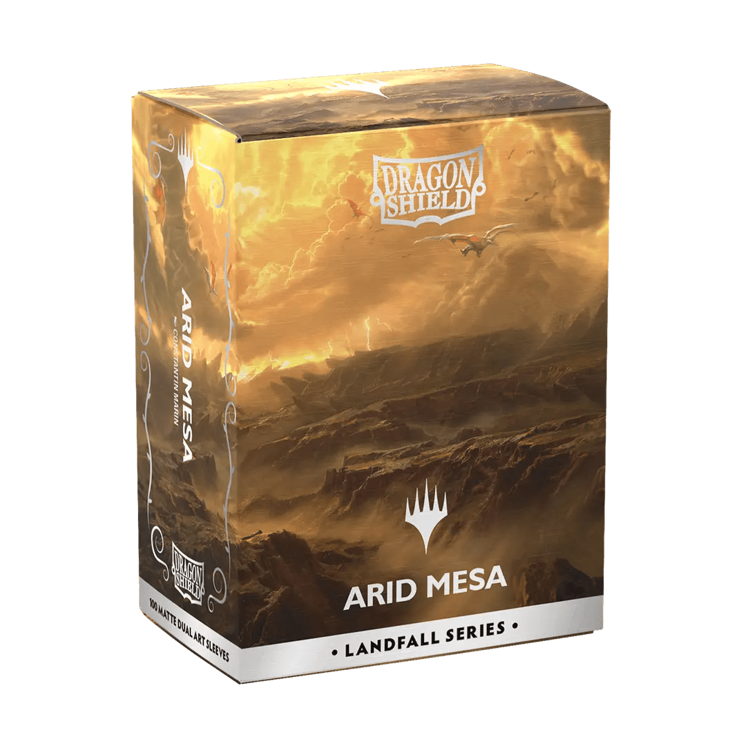 Dragon Shield X Magic the Gathering Landfall Series 100ct - Arid Mesa - Dark Crystal Cards