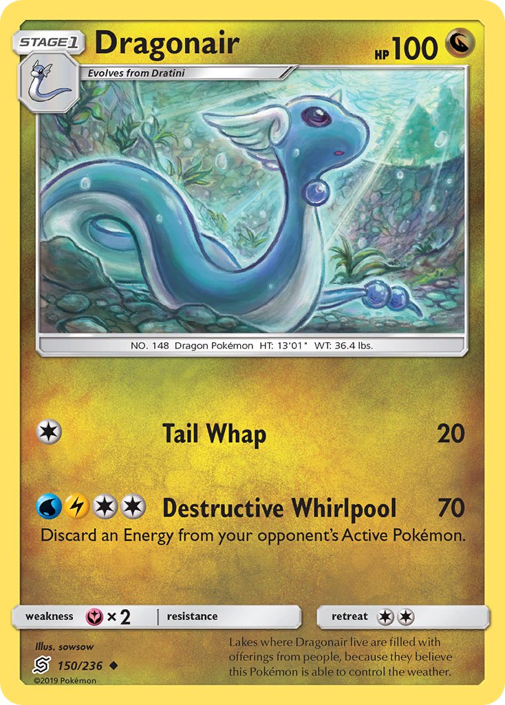 Dragonair (150/236) [Sun & Moon: Unified Minds] - Dark Crystal Cards