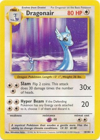 Dragonair (18/102) [Base Set Unlimited] - Dark Crystal Cards