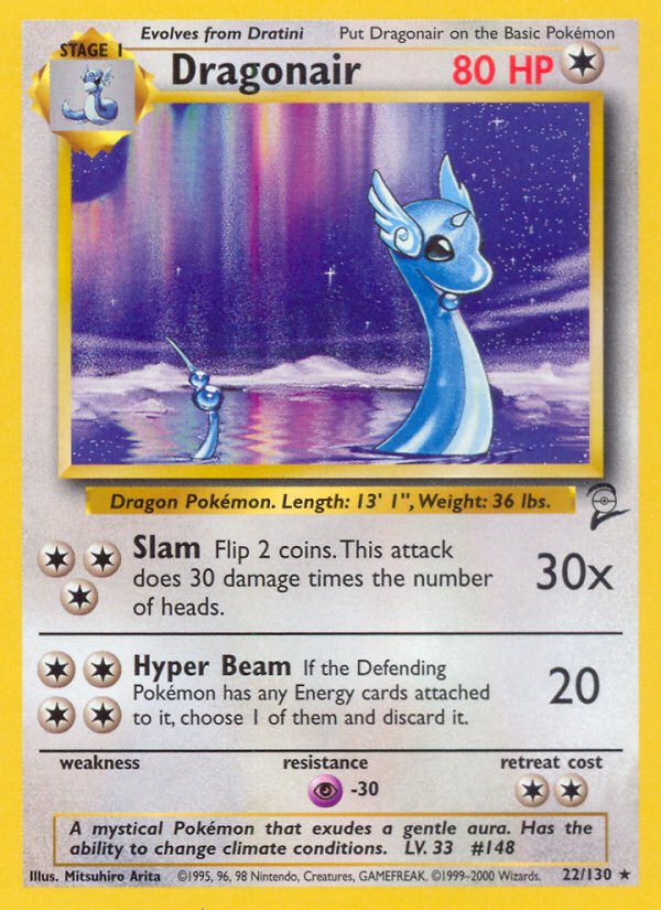 Dragonair (22/130) [Base Set 2] - Dark Crystal Cards