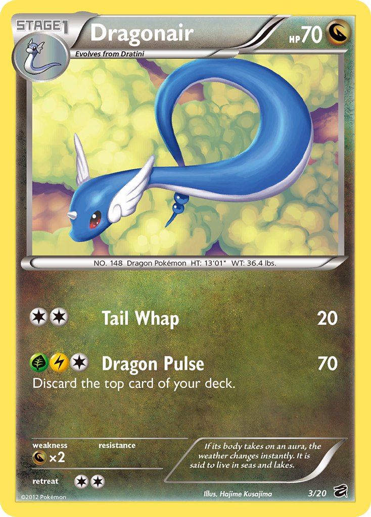 Dragonair (3/20) [Black & White: Dragon Vault] - Dark Crystal Cards