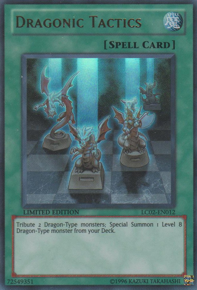 Dragonic Tactics [LC02 - EN012] Ultra Rare - Dark Crystal Cards