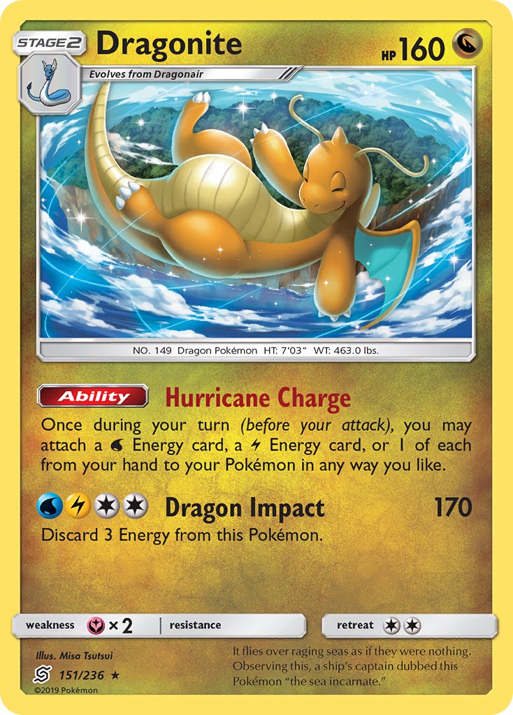 Dragonite (151/236) [Sun & Moon: Unified Minds] - Dark Crystal Cards