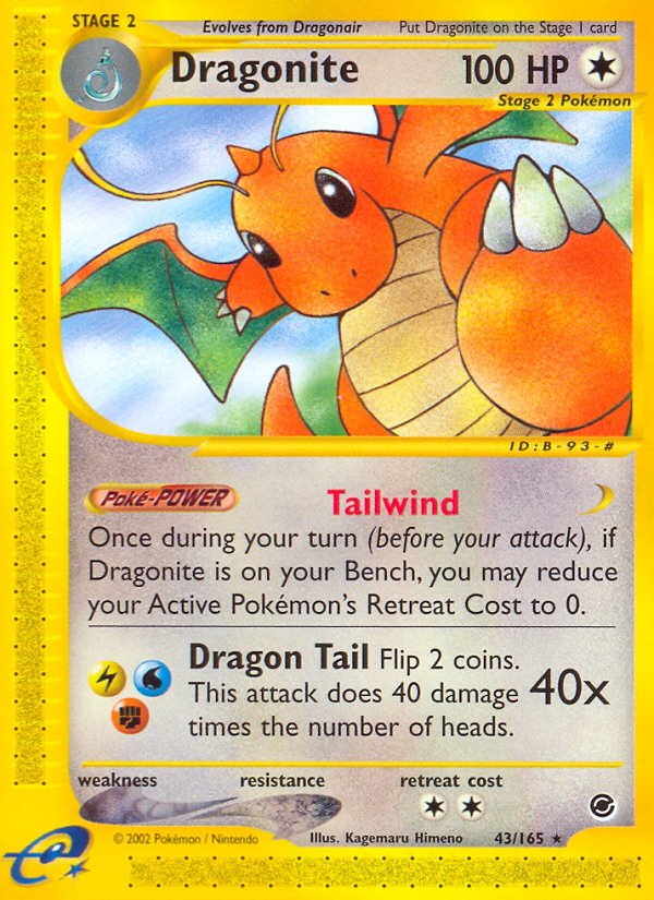 Dragonite (43/165) [Expedition: Base Set] - Dark Crystal Cards