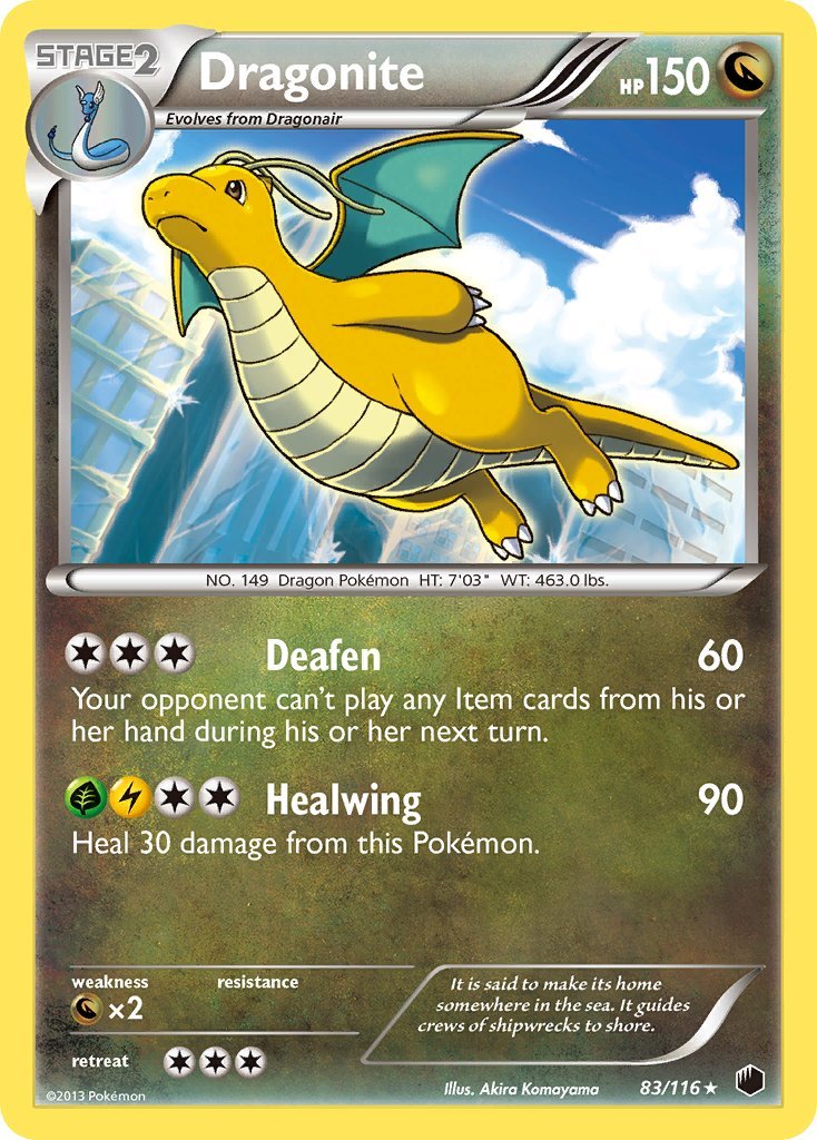 Dragonite (83/116) (Cosmos Holo) (Blister Exclusive) [Black & White: Plasma Freeze] - Dark Crystal Cards