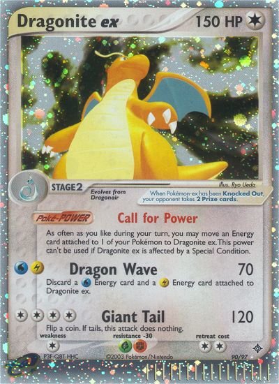 Dragonite ex (90/97) [EX: Dragon] - Dark Crystal Cards