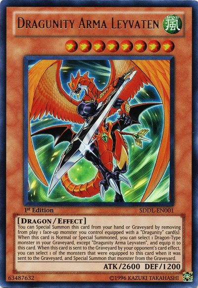 Dragunity Arma Leyvaten [SDDL - EN001] Ultra Rare - Dark Crystal Cards