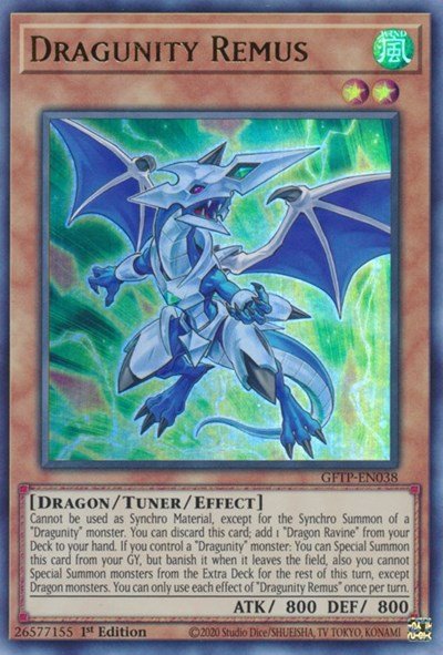 Dragunity Remus [GFTP - EN038] Ultra rare - Dark Crystal Cards